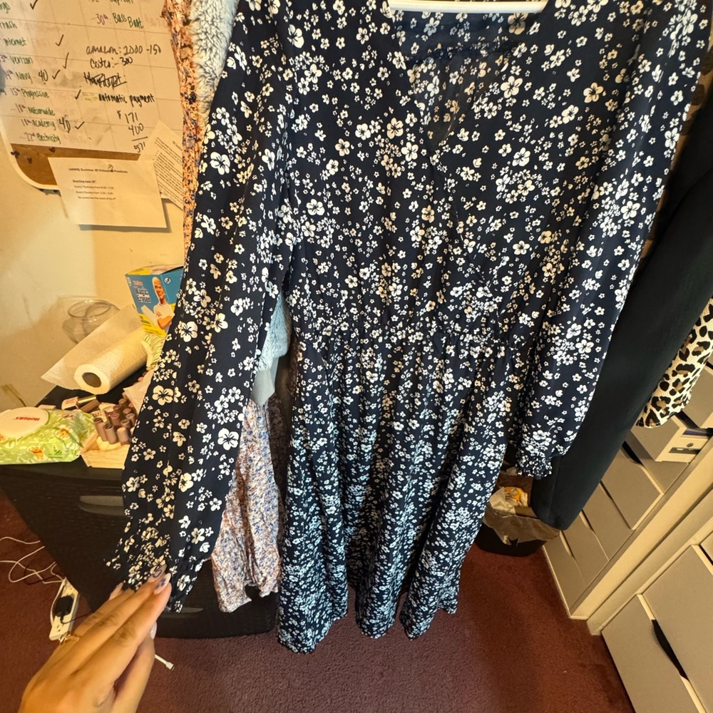 Floral Long Sleeve Dress